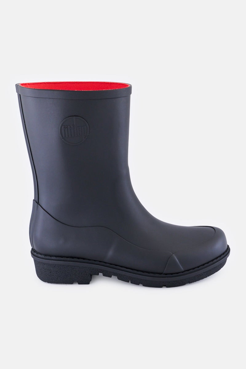 FitFlop حذاء نسائي قصير من وندر ويلي، سهل الارتداء، كاحل، أسود - Image 4